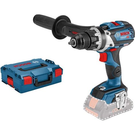 Trapano avvitatore professionale 18V Brushless BOSCH GSR 18V-110C - macchina nuda + valigetta Lboxx - 06019G0109 (1/5)