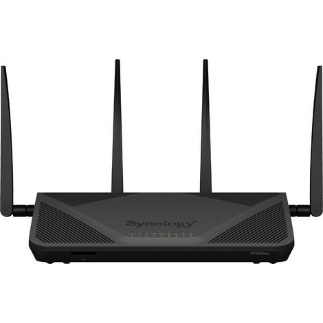 SYNOLOGY Routeur sans fil wifi RT2600AC- AC Dual-band 2600 Mbps - MU-MIMO avec 4 ports LAN et 1 port WAN 10/100/1000 Mbps (1/5)