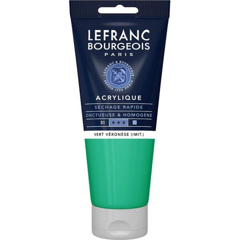 Lefranc Bourgeois Fine Acrylic Colore Acrilico, Verde (Veronese Green Hue), 200 ml