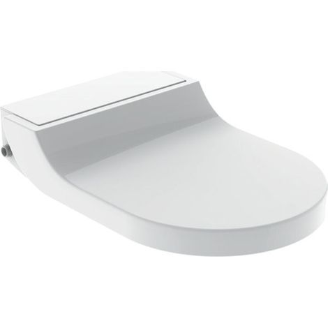 Geberit WC-Aufsatz AquaClean Tuma Comfort, WhirlSpray, Sitzheizung, Föhn, Kunststoff, Alpinweiß (1/5)
