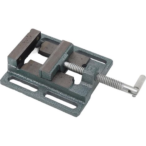 Amerikanischer Schraubstock für Bohrmaschinen (7,6 cm/3 Zoll) aus hochkohlenstoffhaltigem Stahl, präzise, stabil und robust, mit flachen Backen, für die Holzbearbeitung (1/5)