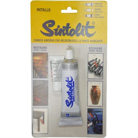 SINTOLIT TUBETTO DI STUCCO PER METALLI GRIGIO 60 ML (1/2)