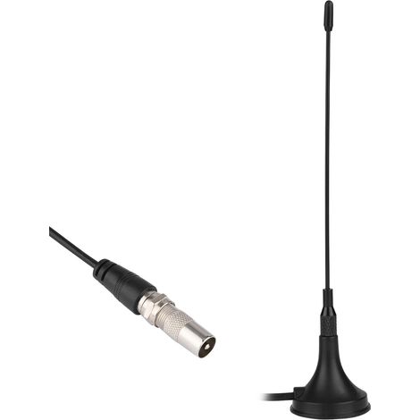 Antenne TV HD Intérieure pour ATSC/DVB-T/ISDB, Double Antenne Verticale Europe/Amérique (1/5)