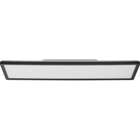 Panneau Lumineux LED Synthétique Plafonnier Encastré avec Télécommande Noir Ardenza (1/5)