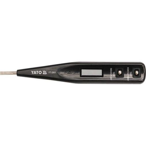 TESTER DI TENSIONE 12-250V LCD - YT-2861 (1/3)