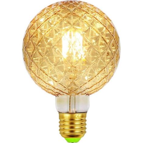 Vintage LED Retro Filament Light Bulbs 4W 220/240V E27 Decorative Bulb G95 Crystal (1/5)