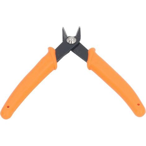 Pince coupante manuelle en acier à haute teneur en carbone pour la création de bijoux et le bricolage, idéale pour les fils souples en cuivre, argent et aluminium. (1/5)
