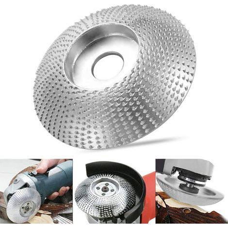 AIDUCHO Disque Bois Meuleuse,85mm Disques de meuleuses à rectifier,Disque abrasif en bois,Meuleuse d'angle en carbure de tungstène,Roues pour meuleuse d'angle,Roues et disques abrasifs (Argent) (1/5)