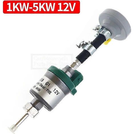 12V/24V Kraftstoffpumpe für Webasto 1kW/5kW Standheizungen mit Stoßdämpfer, für Diesel- und Benzinmotoren. Leise und langlebige Kfz-Kraftstoffpumpe.