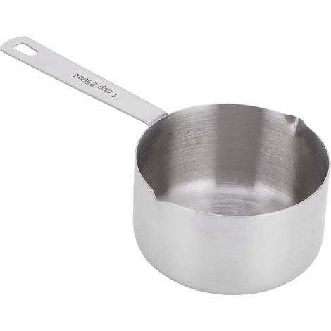 Cuillère doseuse inox 304 pour pâtisserie avec graduations, 1 tasse/250 ml, ustensiles de cuisine (1/5)
