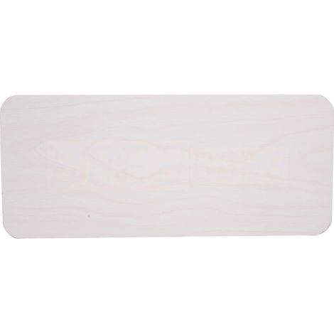 Mini-enceinte multifonctionnelle en bois blanc avec éclairage bleu et fonction réveil Bluetooth sans fil de 2000 mAh. (1/5)