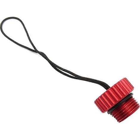 Bouchon anti-poussière rouge pour robinet DIN de bouteille de plongée sous-marine 5/8-14NPS (1/5)