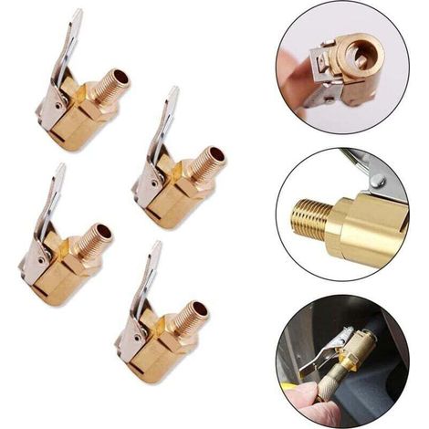 Embout De Gonflage Valve Pneu Voiture Embout Gonflage Pneu Voiture Gonfleur Pneus Voiture Embout De Gonflage (1/3)