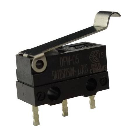 Zippy DFW-05S-B02P0E-Z Microrupteur DFW-05S-B02P0E-Z 250 V/AC 5 A 1 x On/(On) IP67 à rappel 1 pc(s) (1/2)
