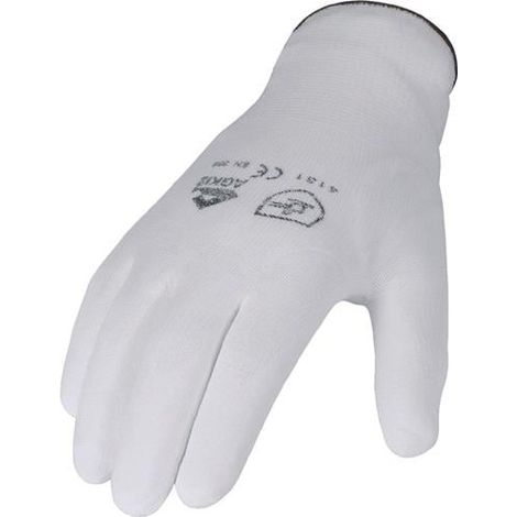 Guanti ASATEX bianchi taglia 8 - 3700/8/70 (1/4)