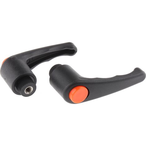 Levier de serrage RS PRO, , filetage M6, Femelle L. 12mm ( Prix pour Paquet de 2 )