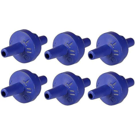Lot de 15 clapets anti-retour robustes, pratiques, unidirectionnels et détachables pour pompe à air d'aquarium. (1/3)