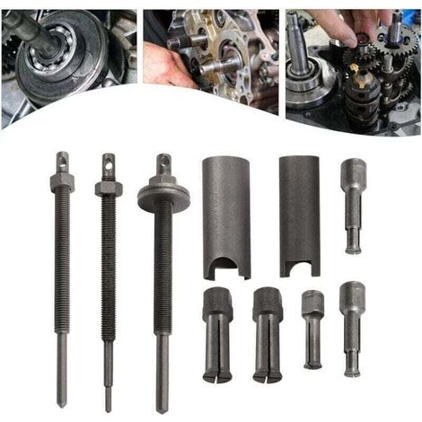 Motorrad-Innenlagerabzieher für Fahrradräder, Maschinenlager, 8 Kits, Innenlagerabzieher, 9–30 mm (1/4)