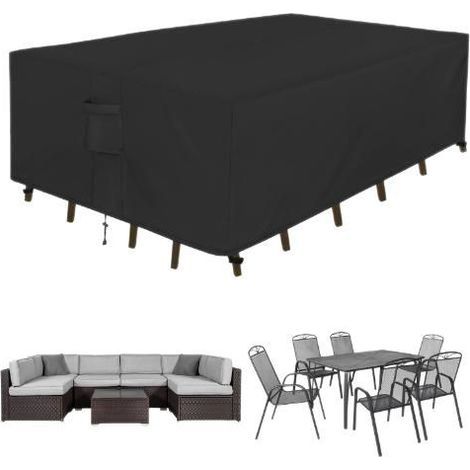 Housse Canapé Jardin 213x132x74 cm – Oxford 210D – avec Évent – pour Tables, Chaises (1/5)