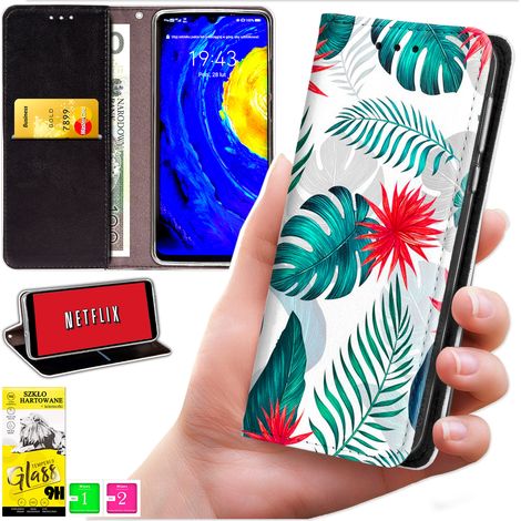 Brieftaschenhülle für Samsung Galaxy A36 / A56 – Blue Moon Cover Print + 9H-Glas (1/5)