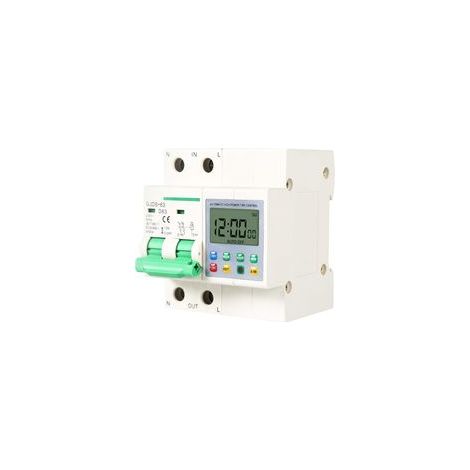 Minuterie Automatique 16 Groupes, Commutateur Réglable 63A AC230V pour Appareils Ménagers, Contrôle de Temps