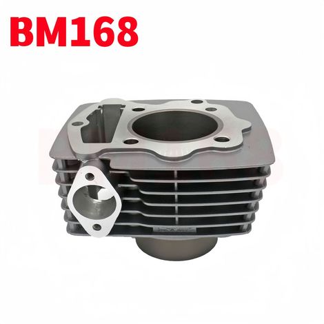 Applicable aux motos Haojue HJ150-2/HJ150-2A : bloc-cylindres, segments de piston et médiane du cylindre. (1/4)