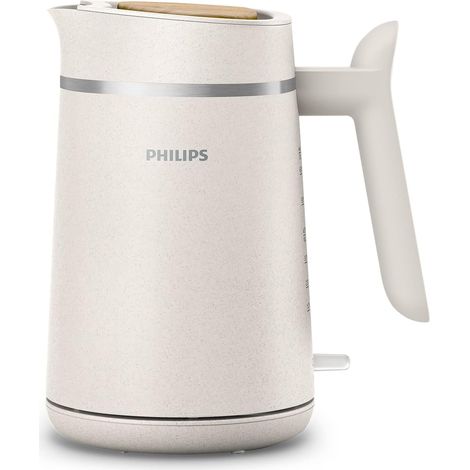 Bouilloire électrique éco 1,7 L sans fil blanche