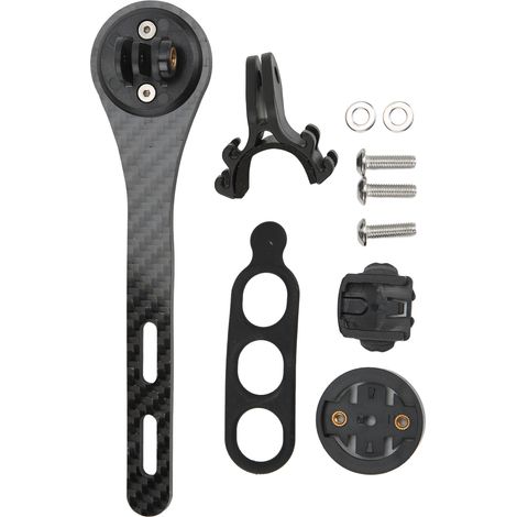 Support de compteur vélo intégré à la potence, carbone et aluminium, montage pour guidon de bicyclette (1/5)