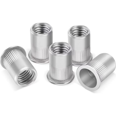 Insert M3, 50 Pcs Écrous à Sertir Rivet Fileté Acier Inoxydable (1/5)