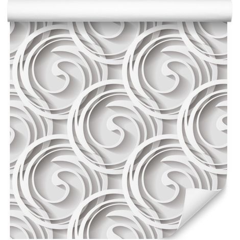 Papel pintado 3D con estampado geométrico abstracto para salón y dormitorio, 50x1000 cm. (1/5)