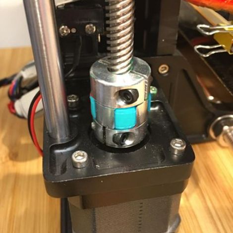 Kreuzschlittenkupplung, flexible Kupplung, hohes Drehmoment, verschleiß- und korrosionsbeständig, hochfeste Servomotor-Gewindespindel aus Aluminiumlegierung, D40L50, 8 mm Innendurchmesser (1/5)