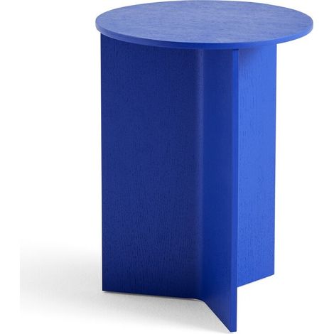 [NEUWERTIG] B-Ware Hay Slit High Beistelltisch Coachtisch Serviertisch Holz 35x47cm Vivid Blue (1/2)