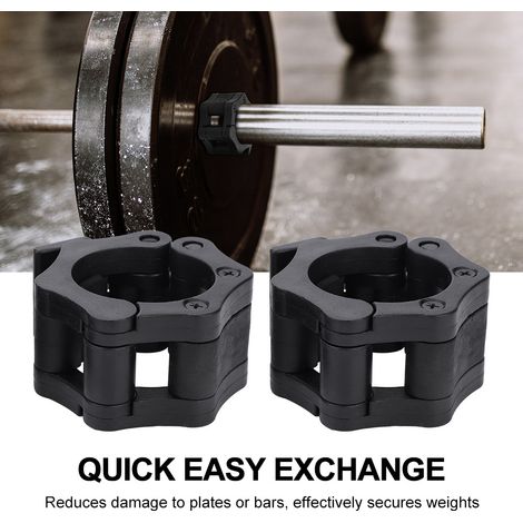 Colliers de serrage Spinlock 50 mm pour barres d'haltères et haltères, fixation pour haltères et poids de fitness (1/5)