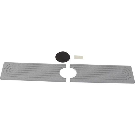 Tapis absorbant pour robinet, séchage rapide, moderne, en diatomite, pour évier, cuisine, salle de bains, camping-car, gris clair. (1/5)
