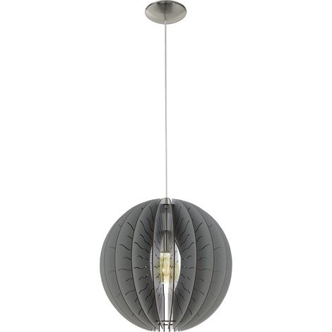 Lampe pendante moderne Fabessa nickel - 32822