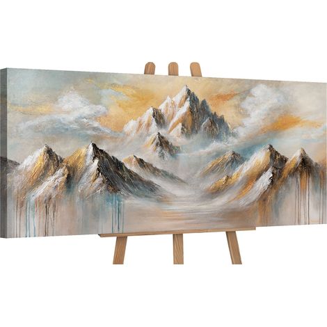 Gemälde Berglicht auf Keilrahmen 115x50 cm (1/5)