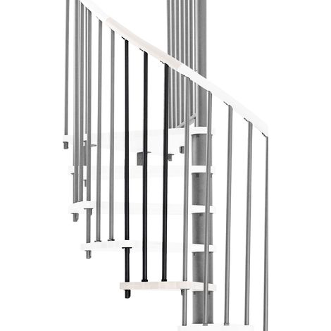 Minka Höhenerweiterung für Spiral Wood 140cm Durchmesser Weiß Schwarz