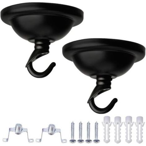 2-teilige Deckenhaken für Moskitonetze, Kuppelhaken für Moskitonetze, Deckenhaken mit Sekundenkleber, Betthimmelhaken, nagelfreie Haken für Wohnaccessoires (1/4)