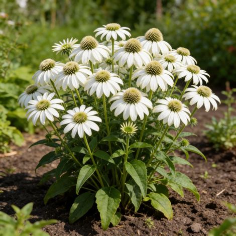 Échinacée purpurea White Swan 20cm Godet 9cm - Echinacea (1/4)