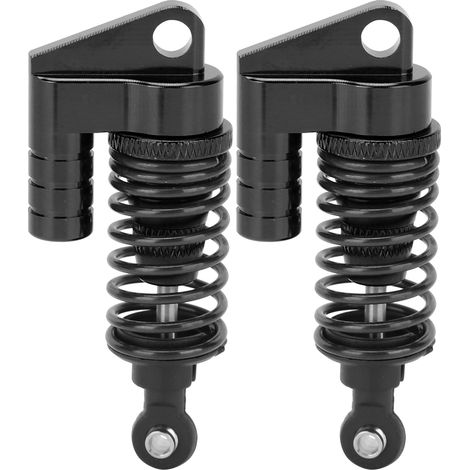Set mit 2 Metallstoßdämpfern für Lotra / Traxxas / Tamiya / Axial 1/10 RC-Cars (schwarz) (1/5)