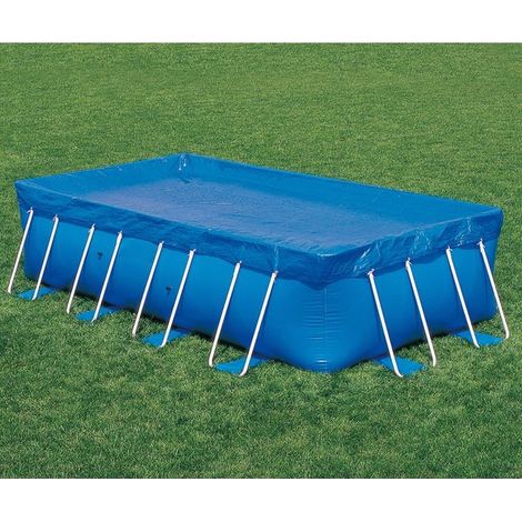 Telo 58107 Telone di Copertura per Piscina Rettangolare Fuori Terra Bestway  400X211 cm (1/2)