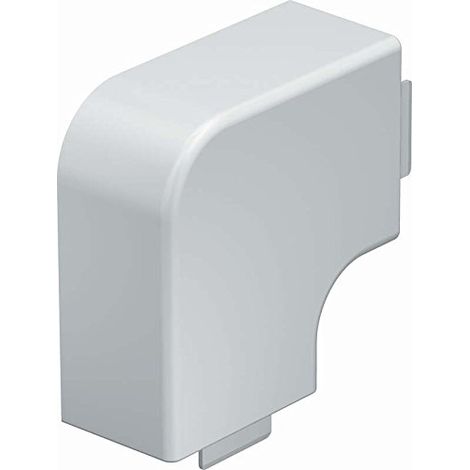 OBO Bettermann Capucha de ángulo plano 40x60mm Cloruro de polivinilo blanco puro RAL 9010, 6192858