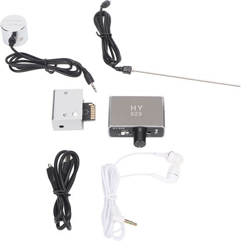 Détecteur de fuites de canalisations professionnel haute sensibilité à double sonde, testeur de fuites d'eau pour une utilisation intérieure et extérieure, prise UE 100-240 V (1/5)