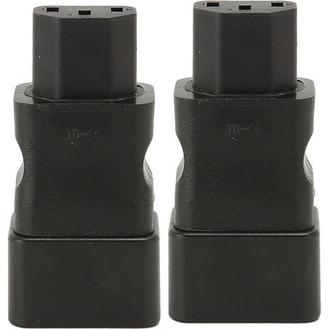 IEC320 C20 auf C13 Steckeradapter, 2 Stück, für USV-PDU-Server – Direktanschluss