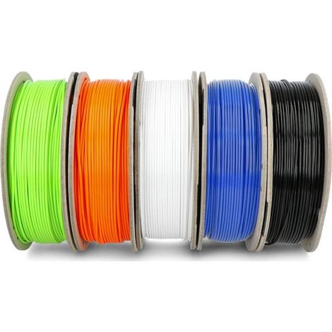 Spectrum Zestaw PLA Premium Filament Weiß 5 Spulen 0,25 kg