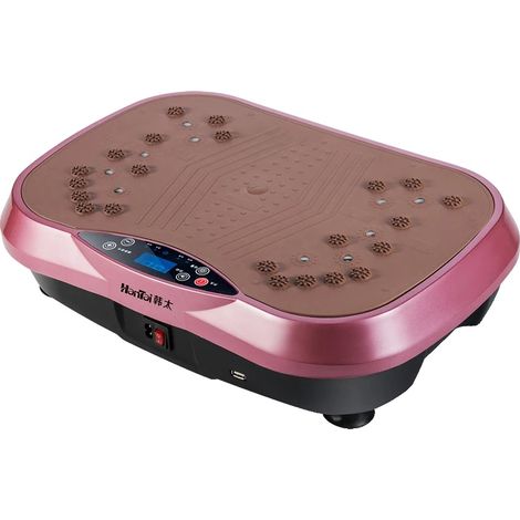 Masajeador vibratorio, dispositivo para esculpir el cuerpo, fitness y tonificación, VIOLETA (1/2)