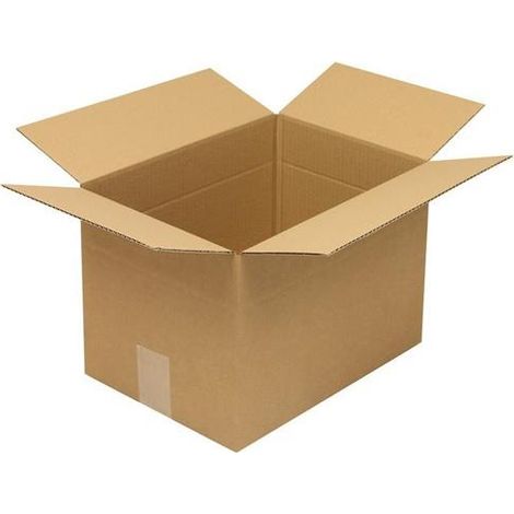 Faltkarton 1-wellig Höhenrillung Maße 325x235x225mm C4 Qualität 1.20 B braun (1/2)