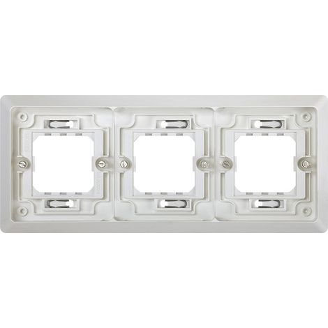 Marco 3 elementos para caja universal Simon 44 Aqua IP55 (1/2)