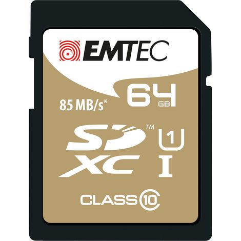 Emtec SDXC 64GB UHS-I U1 EliteGold (1/3)