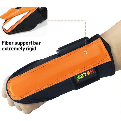 Protège-poignets pour le bowling, correcteur de posture du poignet, avec barre de support en fibre rigide, stabilisateur de bras et de poignet, adapté à la pratique et à l'entraînement des débutants. (1/5)